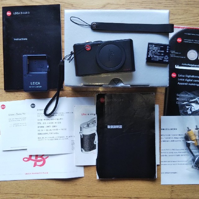 LEICA(ライカ)のライカ デジカメ LEICA D-LUX 3 スマホ/家電/カメラのカメラ(コンパクトデジタルカメラ)の商品写真