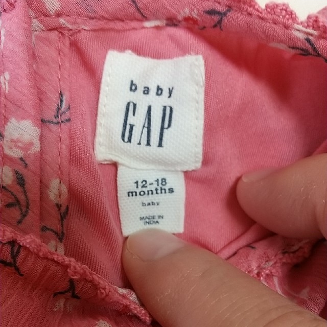 babyGAP(ベビーギャップ)のベビーギャップ ワンピース 80cm キッズ/ベビー/マタニティのベビー服(~85cm)(ワンピース)の商品写真