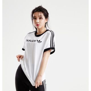 アディダス(adidas)のAdidasアディダスオリジナルス 男女兼用Tシャツ Lサイズ(Tシャツ(半袖/袖なし))