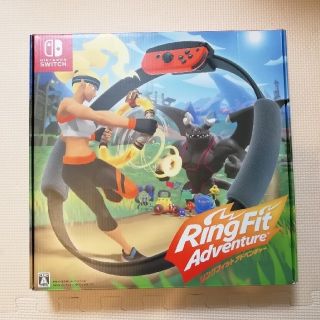 ニンテンドースイッチ(Nintendo Switch)の☆ニンテンドースイッチ☆リングフィットアドベンチャー☆中古品☆アルコール消毒済☆(家庭用ゲームソフト)