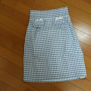 アンクルージュ(Ank Rouge)のAnkRougeタイトスカート♡水色(ひざ丈スカート)