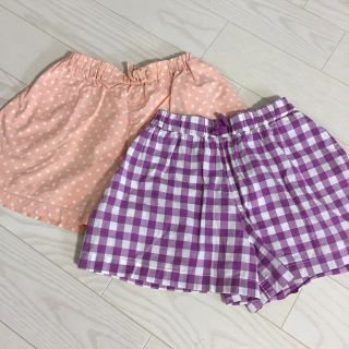 ユニクロ(UNIQLO)のUNIQLO kids  ショートパンツセット(パンツ/スパッツ)