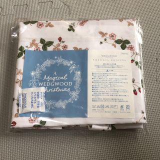 ウェッジウッド(WEDGWOOD)のWEDGWOOD ワイルドストロベリーオリジナルエプロン　限定非売品(収納/キッチン雑貨)