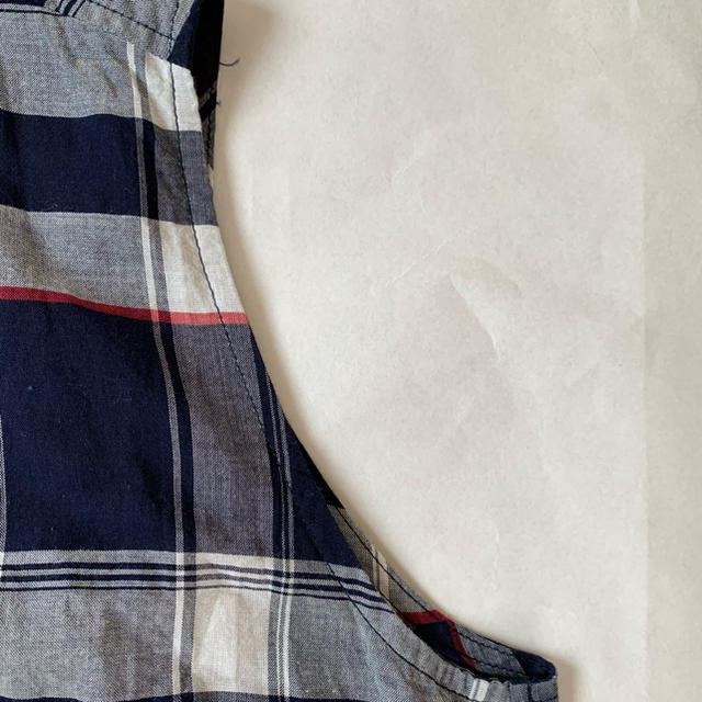 パラディティール　チェックノースリーブシャツ レディースのトップス(シャツ/ブラウス(半袖/袖なし))の商品写真