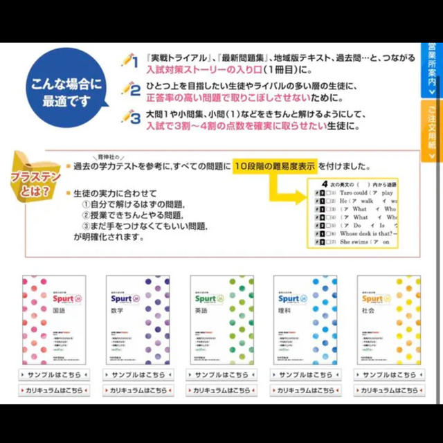 高校入試対策 スパートプラス10 数学の通販 By Haru S Shop ラクマ