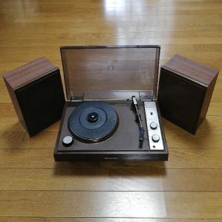 【昭和レトロ家電】SANYO レコードプレイヤー(PGー50W)ジャンク品(その他)