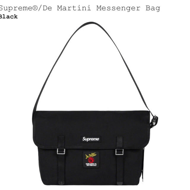 Supreme(シュプリーム)のSupreme®/De Martini Messenger Bag メンズのバッグ(メッセンジャーバッグ)の商品写真