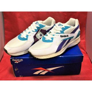 リーボック(Reebok)の★90s!希少レア!リーボック パイロ U/D 白/紫/緑 ビンテージ⑫★(スニーカー)