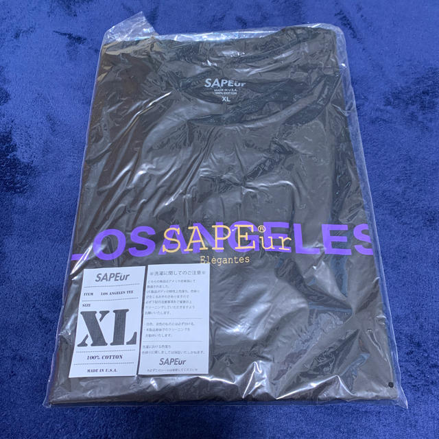 XL SAPEur LOS ANGELES TEE BLACK 未開封