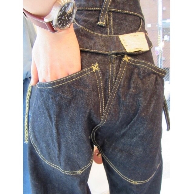 KAPITAL - 14 ozIDGxIDGデニム リンゴマンパンツ01 新品 白の KAPITAL - 14 ozIDGxIDGデニム リンゴマンパンツ01 新品 白の
