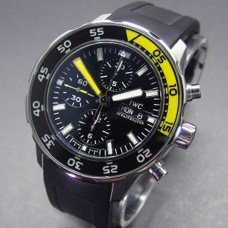 インターナショナルウォッチカンパニー(IWC)の 美品 IWC アクアタイマー クロノグラフ　IW376709　300m防水 保(腕時計(アナログ))