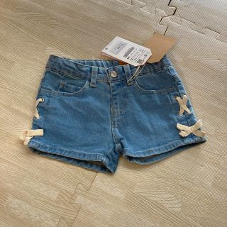 ザラ(ZARA)のZARA レースアップ　ショートデニムパンツ(パンツ/スパッツ)