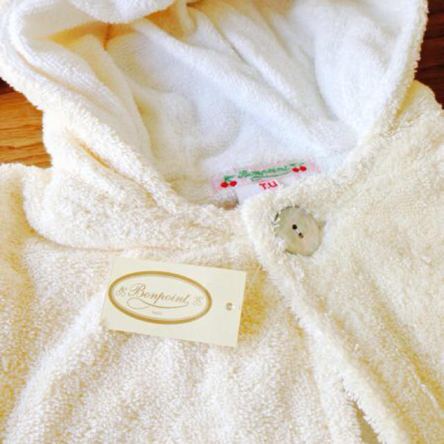 Bonpoint(ボンポワン)のBonpoint bath robe キッズ/ベビー/マタニティのベビー服(~85cm)(バスローブ)の商品写真