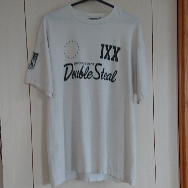 DOUBLE STEAL(ダブルスティール)のDOUBLE STEAL Tシャツ 白★XＬサイズロゴ メンズのトップス(Tシャツ/カットソー(半袖/袖なし))の商品写真