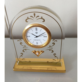 ミキモト(MIKIMOTO)のMIKIMOTO クリスタル置き時計(置時計)