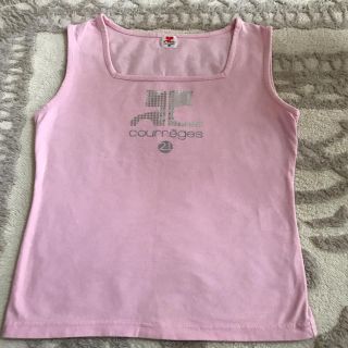 クレージュ(Courreges)の美品　クレージュ　タンクトップ　Tシャツ M(タンクトップ)