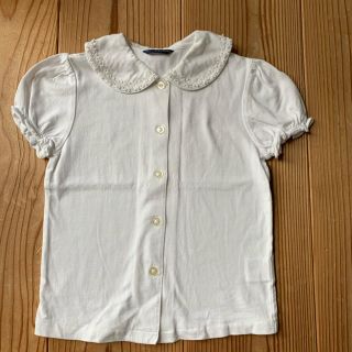 アカチャンホンポ(アカチャンホンポ)のアカチャンホンポ　女児100㎝　襟付き半袖カットソー(Tシャツ/カットソー)