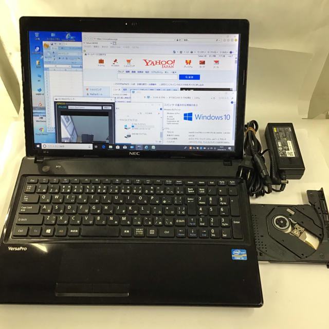 NEC/VY24/Win10/15.6型/4G/320G/RWテンキー無線カメラ