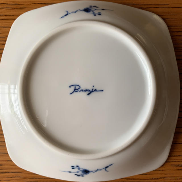 Brouje 四角い皿 角皿 5枚 ロイヤルコペンハーゲン風の通販 by Brouje 四角い皿 角皿 5枚 ロイヤルコペンハーゲン風の通販 by