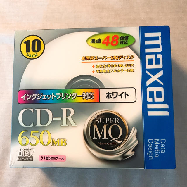 maxell(マクセル)の☆新品☆未開封☆ＣＤ☆ｍａｘｅｌｌ エンタメ/ホビーのCD(その他)の商品写真