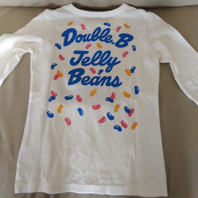 DOUBLE.B(ダブルビー)のくみこさま専用☆美品☆ダブルB　ジェリービーンズ　長袖Tシャツ　120 キッズ/ベビー/マタニティのキッズ服女の子用(90cm~)(Tシャツ/カットソー)の商品写真