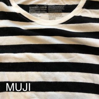 ムジルシリョウヒン(MUJI (無印良品))のレディースボーダーTシャツ　MUJI(Tシャツ(半袖/袖なし))