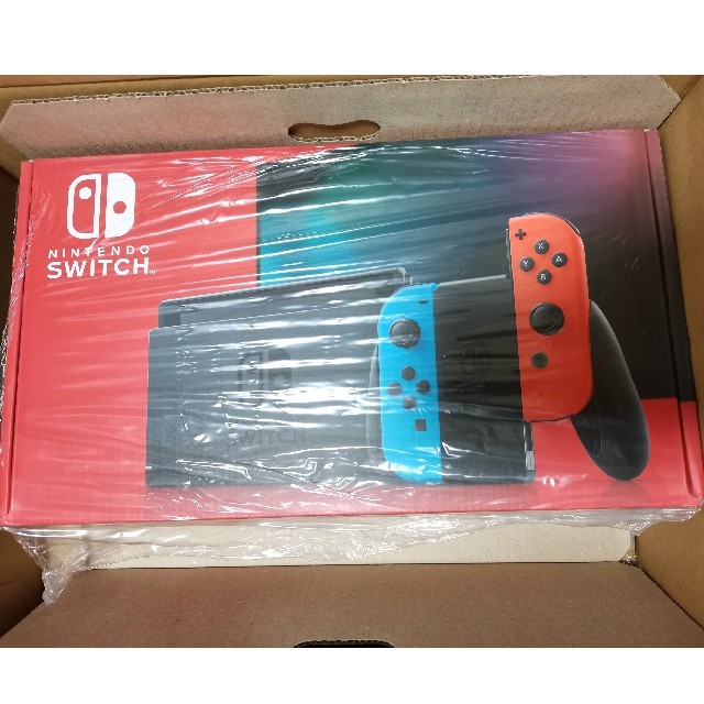 Nintendo Switch 本体 新型 新品 ネオン - 家庭用ゲーム機本体