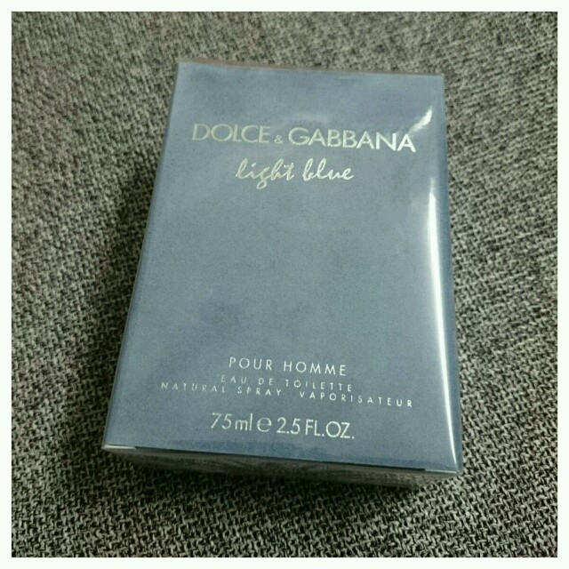 DOLCE&GABBANA(ドルチェアンドガッバーナ)の未開封♥新品♥ライトブルー＊プールオム コスメ/美容の香水(ユニセックス)の商品写真