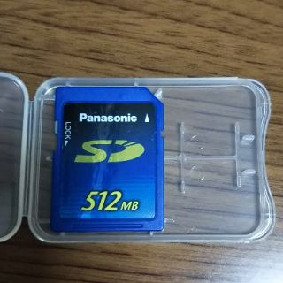 パナソニック(Panasonic)のSD カード 512MB(PC周辺機器)