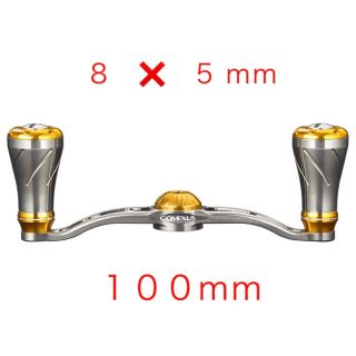 ゴメクサス １００ｍｍ　パワーハンドル　チタンゴールド　８ ✖︎ ５ ｍｍ穴(その他)