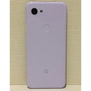 アンドロイド(ANDROID)の【ジャンク ・美品】Google Pixel 3a バープル（G020H）(スマートフォン本体)