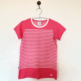 アディダス(adidas)のadidas UVケア ストライプTシャツ(Tシャツ(半袖/袖なし))