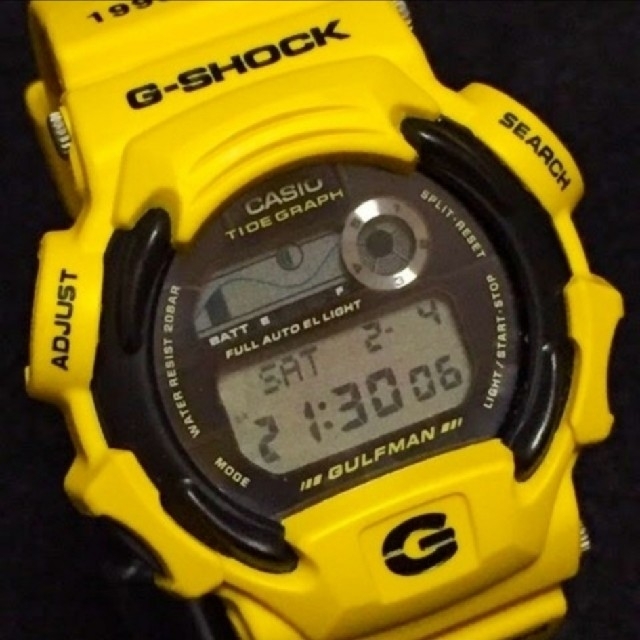 CASIO G-SHOCK 腕時計 DW-9700UL-9T ガルフマン 黄色