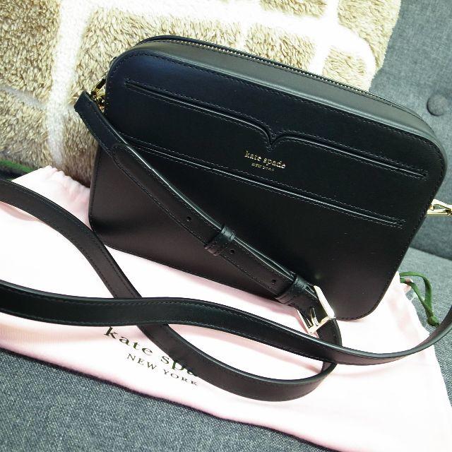kate spade NEW YORK - 正規品☆ケイトスペード　ショルダーバッグ　黒　レザー　バッグ　財布　小物