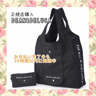 ディーンアンドデルーカ(DEAN & DELUCA)の〚正規品〛DEAN&DELUCA エコバッグ黒 ショッピングバッグトートバッグ(エコバッグ)