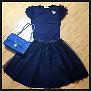 ランバンオンブルー(LANVIN en Bleu)のLANVIN en blue スカート(ミニスカート)