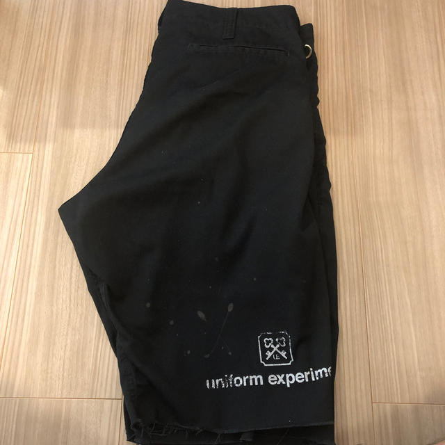 uniform experiment(ユニフォームエクスペリメント)のUE dripping shorts black size 3 メンズのパンツ(ショートパンツ)の商品写真