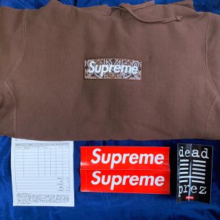 シュプリーム(Supreme)のsupreme Bandana box logo hoodie(パーカー)