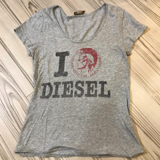 ディーゼル(DIESEL)の【DIESEL】ディーゼル 半袖Tシャツ サイズS グレー(Tシャツ(半袖/袖なし))