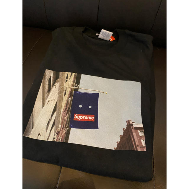 Supreme Banner Tee Black  LサイズTシャツ/カットソー(半袖/袖なし)