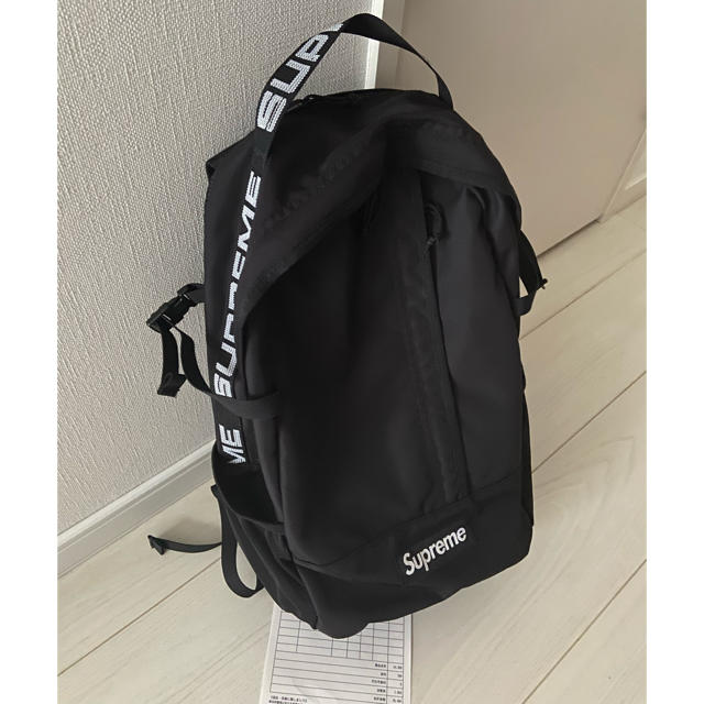 Supreme - 美品 Supreme 18ss Back pack 黒 バックパック リュックの通販 by ナイキクラフト's shop