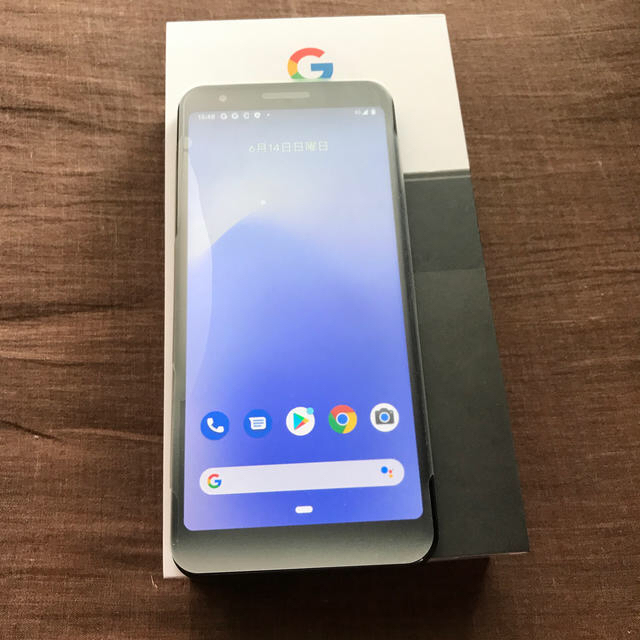 Google pixel3a Just Black 64GB ほぼ新品 判定△ 有名ブランド ...