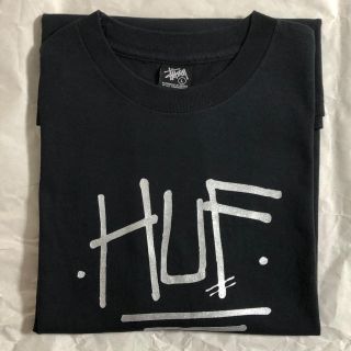 ステューシー(STUSSY)の【超レア】STUSSY HUF 半袖プリントTシャツ Lサイズ　(Tシャツ/カットソー(半袖/袖なし))