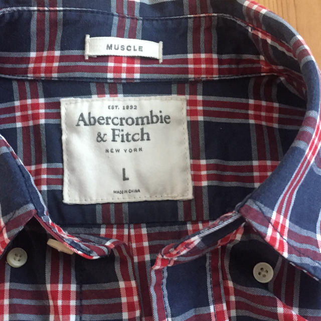 Abercrombie&Fitch(アバクロンビーアンドフィッチ)のアバクロ  半袖シャツ チェック メンズのトップス(シャツ)の商品写真