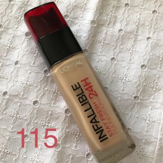 ロレアルパリ(L'Oreal Paris)のロレアルパリ ファンデーション 115　インファリブルステイフレッシュ(ファンデーション)