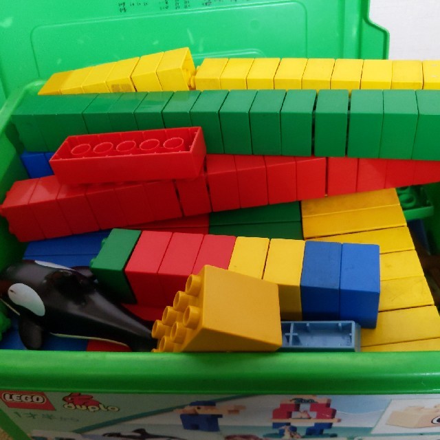 レゴ デュプロ 中古品　楽しいどうぶつえん　くねくねコースター キッズ/ベビー/マタニティのおもちゃ(知育玩具)の商品写真