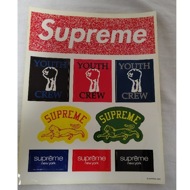 Supreme(シュプリーム)の激レア シュプリーム Supreme ステッカー セット レア 雑誌 付録 エンタメ/ホビーのコレクション(ノベルティグッズ)の商品写真