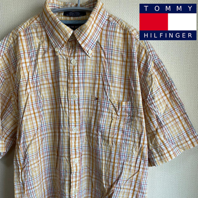 【美品オススメ！】トミー　ヒルフィガー　Yシャツ　シャツ　90s  メンズ