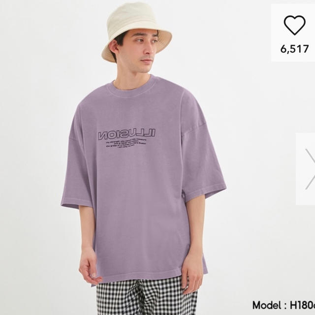 GU(ジーユー)のGU ルーズフィットT  XXL メンズのトップス(Tシャツ/カットソー(半袖/袖なし))の商品写真