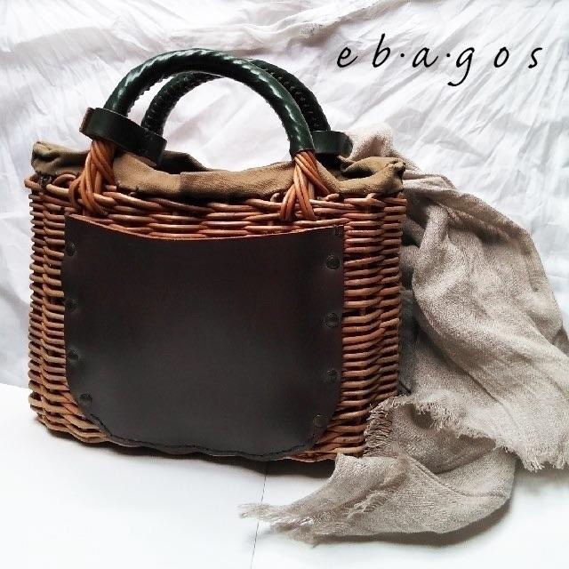 ファッションの 紅藤 レザー eb.a.gos✨エバゴス - DRESSTERIOR 手提げ